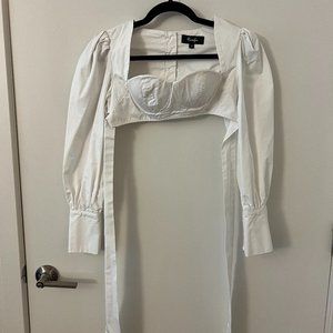 Hanifa Kayla Cropped Bustier Top